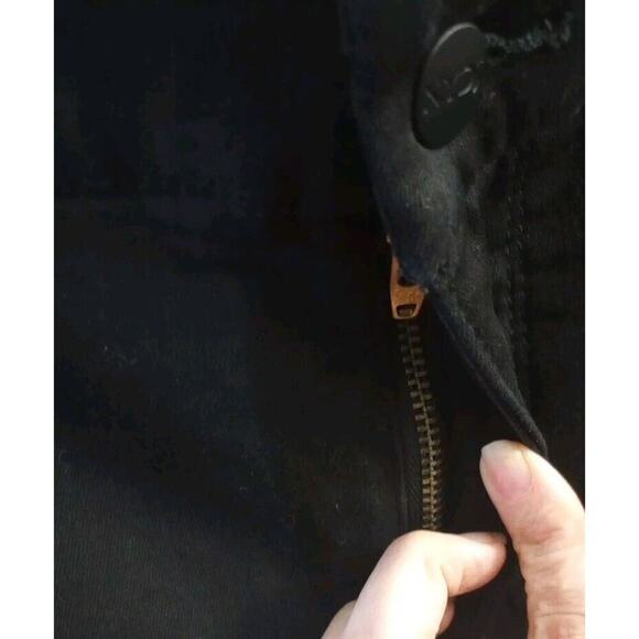 NYDJ Waist Match Relaxed Flare Jeans New Sz PL 14-16 36x26 Black Stretch $119 - Picture 5 of 9